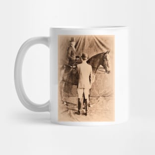 Vintage Side Saddle Mug